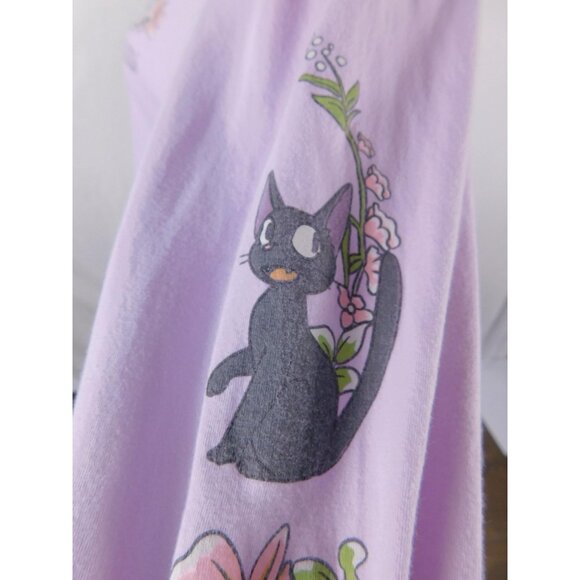 Kiki Jiji Long Sleeve Tee XS Studio Ghibli Lavender - Picture 6 of 12